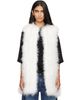 Yves Salomon Yves Salomon Off-White Turkey Feather Vest - 1