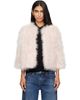 Yves Salomon Yves Salomon Pink Feather Jacket - 1