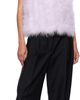 Yves Salomon Yves Salomon Purple Cropped Feather Vest - 4
