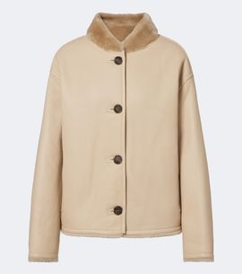 Yves Salomon Yves Salomon Reversible shearling-trimmed leather jacket