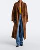 Yves Salomon Yves Salomon Reversible shearling and leather wrap coat - 2