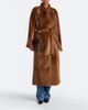 Yves Salomon Yves Salomon Reversible shearling and leather wrap coat - 5