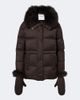Yves Salomon Yves Salomon Set of calf-hair trimmed down jacket and gloves - 1