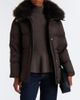 Yves Salomon Yves Salomon Set of calf-hair trimmed down jacket and gloves - 2