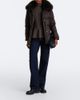 Yves Salomon Yves Salomon Set of calf-hair trimmed down jacket and gloves - 7