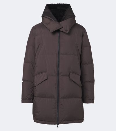 Yves Salomon Yves Salomon Shearling-trimmed down coat