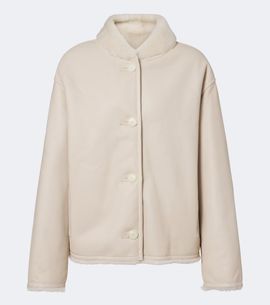 Yves Salomon Yves Salomon Shearling-trimmed leather jacket