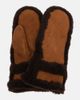 Yves Salomon Yves Salomon Shearling-trimmed leather mittens - 1