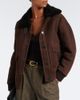 Yves Salomon Yves Salomon Shearling-trimmed suede jacket - 2
