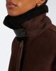 Yves Salomon Yves Salomon Shearling-trimmed suede jacket - 3
