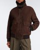Yves Salomon Yves Salomon Shearling-trimmed suede jacket - 5