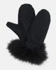 Yves Salomon Yves Salomon Wool-trimmed down gloves - 1