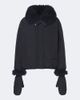 Yves Salomon Yves Salomon Wool-trimmed down jacket - 1