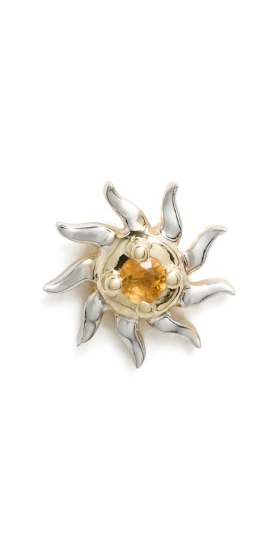 Yvonne Leon Yvonne Leon 10k Yellow Gold Nano Puce Soleil Or Jaune Single Earring 9K Yellow Gold One