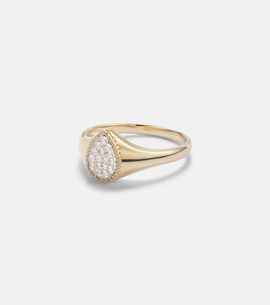Yvonne Leon Yvonne LÃ©on ChevaliÃ¨re Baby set of 2 9kt gold rings with diamonds