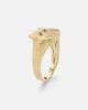Yvonne Leon Yvonne LÃ©on ChevaliÃ¨re Chaton Mini 9kt gold ring with black diamonds - 4