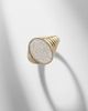 Yvonne Leon Yvonne LÃ©on ChevaliÃ¨re Ovale 9kt gold ring with diamonds - 5