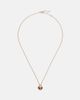 Yvonne Leon Yvonne LÃ©on Coccinelle Mini 9kt gold pendant necklace with diamonds and agate - 1
