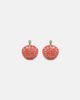 Yvonne Leon Yvonne LÃ©on Coquillage Corail 9kt gold earrings with diamonds and coral - 1