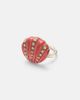 Yvonne Leon Yvonne LÃ©on Coquillage Corail 9kt ring with diamonds and coral - 1