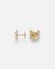 Yvonne Leon Yvonne Léon Crabe Coquillage 9kt gold earrings with diamonds - 4