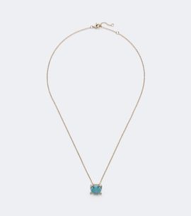 Yvonne Leon Yvonne LÃ©on Crabe Coquillage 9kt gold pendant necklace with turquoise and diamonds