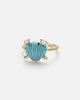 Yvonne Leon Yvonne LÃ©on Crabe Coquillage 9kt gold ring with gemstones - 1