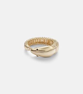 Yvonne Leon Yvonne LÃ©on Ãcrevisse 9kt gold ring with diamonds