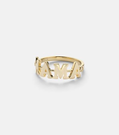Yvonne Leon Yvonne LÃ©on Mama 9kt gold ring with diamonds
