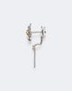 Yvonne Leon Yvonne LÃ©on Marguerite 9kt white gold single earring with diamonds and citrines - 4