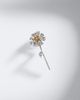 Yvonne Leon Yvonne LÃ©on Marguerite 9kt white gold single earring with diamonds and citrines - 5