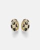 Yvonne Leon Yvonne LÃ©on Mini 9kt gold earrings with diamonds and onyx - 1