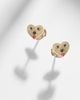 Yvonne Leon Yvonne LÃ©on Nano Puces 9kt gold earrings with black diamonds and enamel - 5