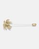 Yvonne Leon Yvonne LÃ©on Palmier 9kt gold brooch with tsavorites and diamonds - 4