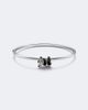 Yvonne Leon Yvonne LÃ©on Panda 9kt white gold bangle with diamonds - 1