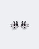 Yvonne Leon Yvonne LÃ©on Panda 9kt white gold earrings with diamonds - 1