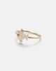 Yvonne Leon Yvonne LÃ©on Petit Poisson 18kt gold ring with diamonds and rubies - 1