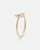 Yvonne Leon Yvonne LÃ©on Petit Poisson 18kt gold ring with diamonds and rubies - 4
