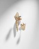 Yvonne Leon Yvonne LÃ©on Python 9kt gold earrings with diamonds and spinels - 5