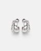 Yvonne Leon Yvonne LÃ©on Un Deux Trois Berlingot 9kt gold hoop earrings with diamonds - 1