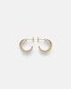 Yvonne Leon Yvonne LÃ©on Un Deux Trois Berlingot 9kt gold hoop earrings with diamonds - 4