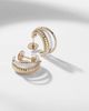 Yvonne Leon Yvonne LÃ©on Un Deux Trois Berlingot 9kt gold hoop earrings with diamonds - 5