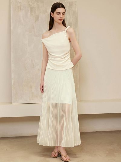 yyiam YY-Sheer Maxi Skirt
