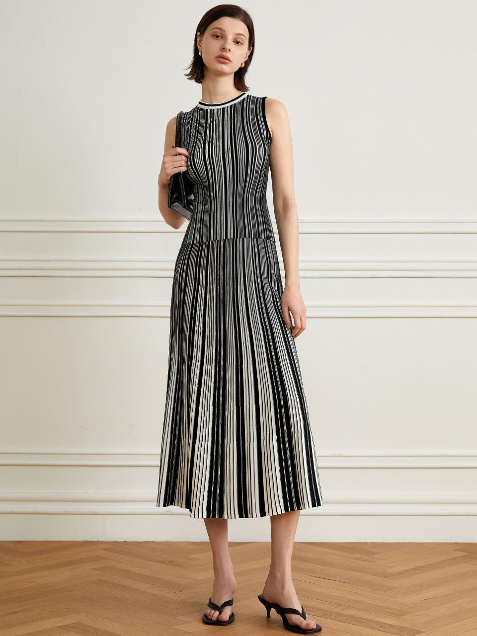 yyiam YY Striped Long Skirt