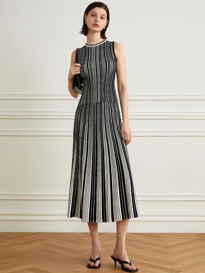 yyiam YY Striped Long Skirt