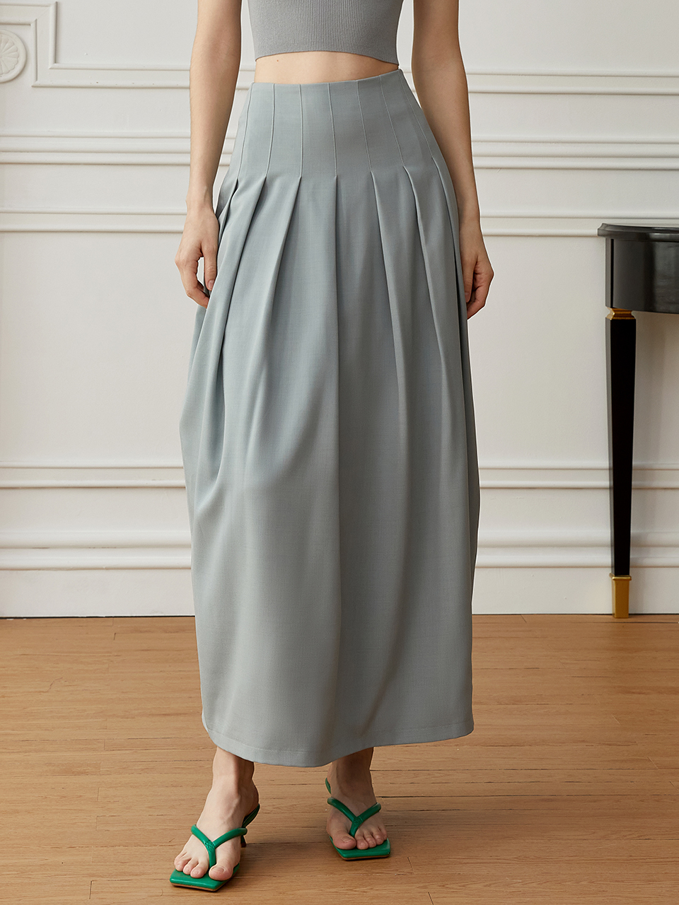 yyiam YY_Casual Front Line Skirt