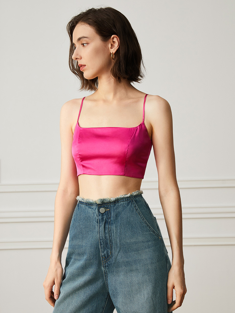 yyiam YY_Summer Sense Short Top - Pink