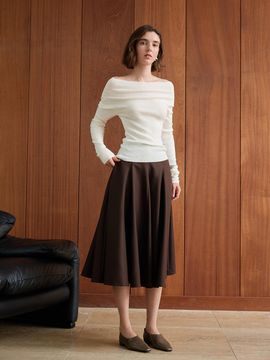 yyiam YY_Temperament tuck skirt_2color
