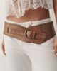 Z & L Europe Studded Low-Slung Belt - 3