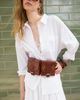 Z & L Europe Z & L Rogue Studded Leather Double-Pocket Belt - 6